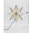 thumbnail image 2 of Holiday Time Christmas Tree Topper, Plated Liberty Star, 8", 2 of 3