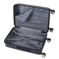 thumbnail image 2 of ABS Upright 3pc Hardside Lightweight Luggage Set, Indigo Blue, 2 of 5