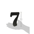 thumbnail image 4 of Hy-Ko Products 30207 Plastic House Number 7 SEVEN 6" High, Black, 1 Piece, 4 of 4