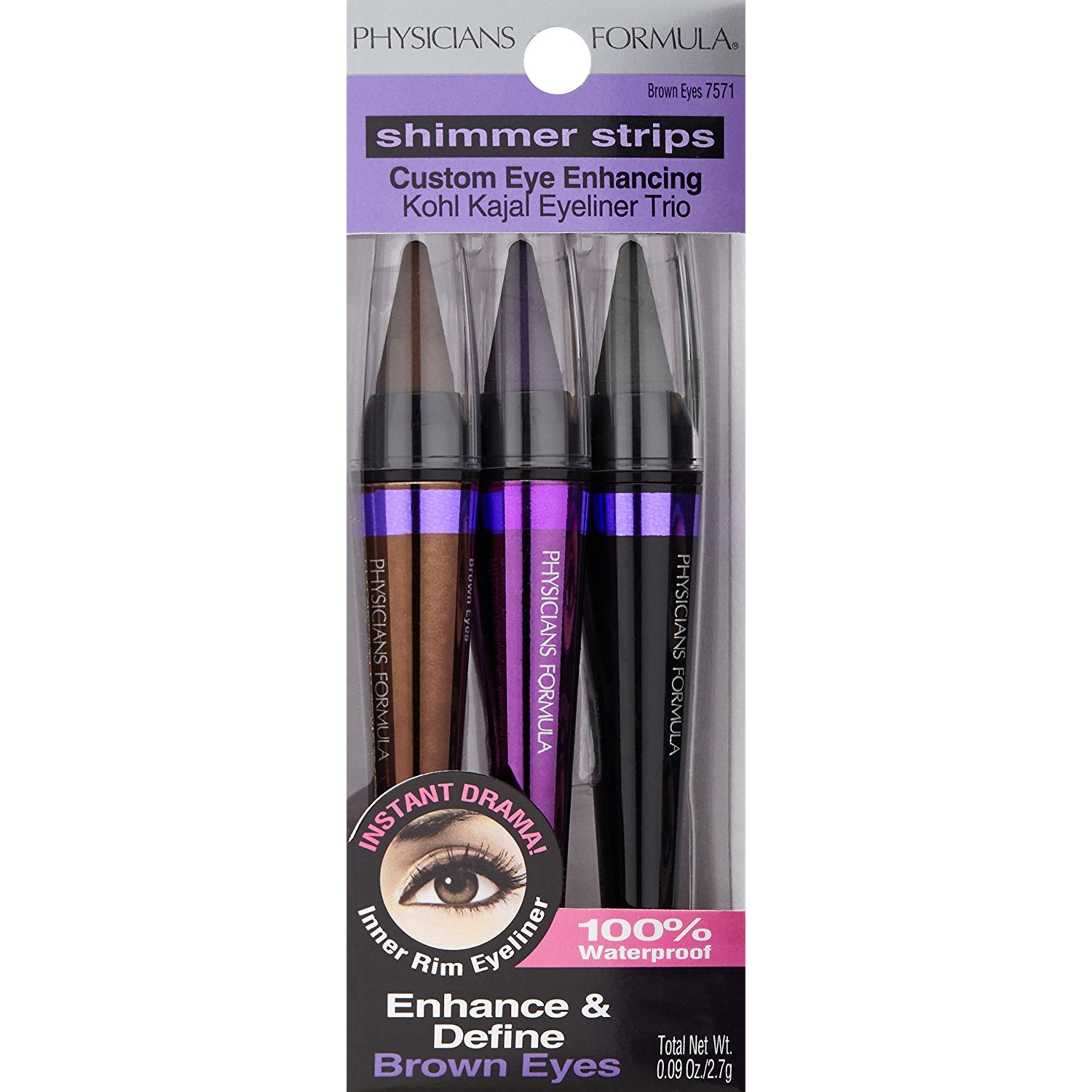 youstar Cosmetics Eye Kohl Eyeliner & Kajal, Brown 02