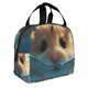 thumbnail image 2 of Easygdp Cute Swimming Guinea Pig Bolsa Térmica Premium - Tela Oxford Impermeable, Gran Capacidad, Bolsillo Frontal, Unisex para Trabajo, Escuela, Actividades al Aire Libre y Picnics, 2 of 8