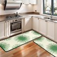 thumbnail image 3 of Kitchen Rugs Sets Of 2,Green Tie Dye Spray Pattern Anti Fatigue Kitchen Mat Rugs Non Slip Washable,Decorative Kitchen Floor Mats for Kitchen,Sink,Laundry,17"x47"+17"x47", 3 of 5