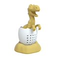 thumbnail image 2 of de bolas de té multiusos con bandeja de té suelto portátil Accesorios de té de malla fina para especias Restaurante de té , AMARILLO Macarena Infusor de dinosaurio, 2 of 8