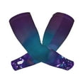 thumbnail image 3 of Rocae Purple and Green Glitter for Sports Cooling Arm Compression Sleeves for Men Women Teenager,Breathable,Outdoor Essentials Sun Protection Arm Sleeves, 3 of 8