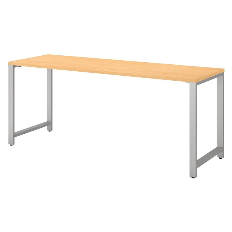 Bush Business 400 Series 72 X 24 Writing Desk In Natural Maple