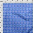 thumbnail image 3 of oneOone Velvet Blue Fabric Ikat Sewing Craft Projects Fabric Prints By Yard 58 Inch Wide, 3 of 4