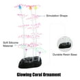 thumbnail image 4 of Soft Silicone Glowing Aquarium Simulation Coral 19.5cm Height Aquatic Artificial Coral Pink, 4 of 6