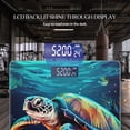 thumbnail image 3 of High Precision Body Weight Scale Smart Bathroom Scales with Large LCD Display(400lbs),Decorative for Bedroom-Colorful Sea Turtle Swimming In The Deep Ocean, 3 of 4