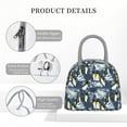 thumbnail image 4 of Disketp Penguin Arctic Adventure Bolsa Térmica para Almuerzo, Lonchera con Abertura Amplia y Gran Capacidad, Organizador Reutilizable para Mujeres, Hombres y Adultos, 4 of 6
