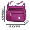 thumbnail image 4 of Nausy Women Shoulder Handbag Roomy Multiple Pockets Bag Ladies Crossbody Purse Fashion Tote Top Handle Satchel, 4 of 6