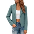 thumbnail image 5 of cocolona Crop Blazers for Women Long Sleeve Lapel Open Front Casual Business Work Suit Jackets, 5 of 7