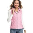 Women's Vests Zip up Quilted Padded Lightweight Vest for Women