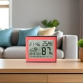 thumbnail image 2 of sruoe Alarm Clock, Digital Clocks, Clock Alarm Bedside, Clock Alarm Radio, Clock Alarm Digitalalarm, Mirror Digital Clock, Heavy Sleepers Alarm Clock, Plastic, 2 of 6