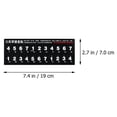 thumbnail image 4 of Shisuyan Beginner Piano Keyboard Stickers Black 4Pack 7.5x2.8x0.04In, 4 of 9
