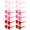 Pink+Rose+Red, variant on 12 Pairs Rimless Star Shaped Sunglasses, Transparent Candy Color Star Glasses Bulk - Fun Sunglasses