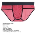thumbnail image 7 of zeranth Men Briefs Transparent Mesh Perspective U-convex Panties Low-rise Quick Drying Breathable Fine Routing Briefs, 7 of 7