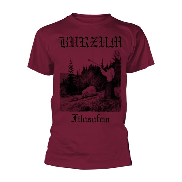 Burzum - Camiseta Filosofem 3 para Adultos Unisex (Granate)