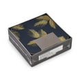thumbnail image 4 of Sara Miller - London Etched Leaves Coasters Set of 6 Navy, 4 of 5