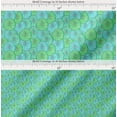 thumbnail image 2 of Soimoi Green Cotton Poplin Fabric Lemon Slice Vegetable Fabric Prints By Yard 56 Inch Wide, 2 of 7