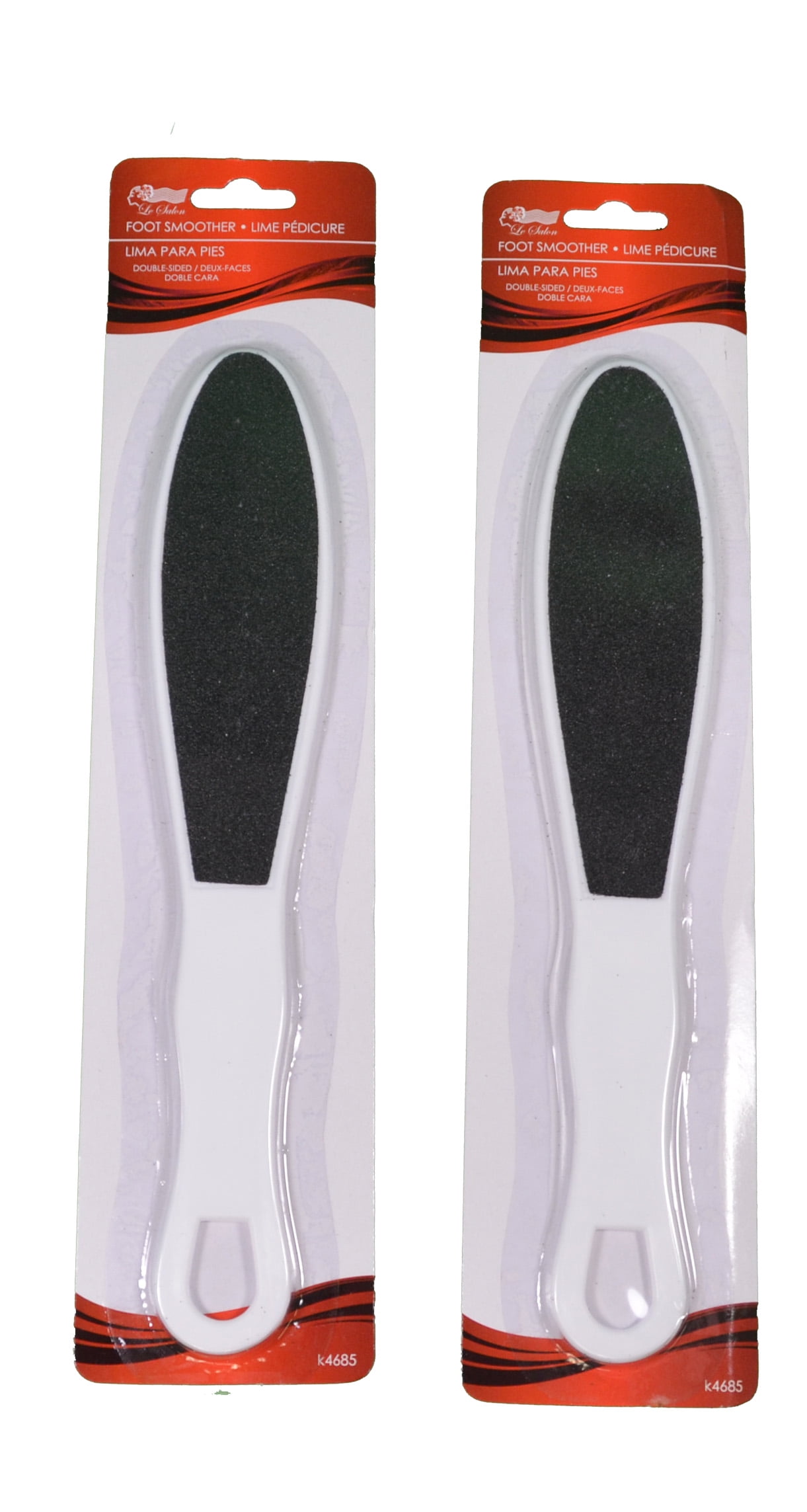 Lot of 2 Double Sided Foot Smoothers Callus Removers Pedicures K4685