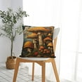 thumbnail image 5 of Honeii Vintage Cloud Mushroom Print Throw Pillow, Square Decorative Pillow Forms Soft Fluffy Plump Pillow Decorative Pillow Inserts,Couch Pillows-24"x24", 5 of 7