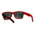 thumbnail image 4 of Kids Size Boys Polarized Narrow Horned Sport Plastic Sunglasses Black Red Fuchsia Mirror, 4 of 4