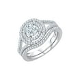 thumbnail image 1 of Diamond Anniversary Ring in 10K White Gold (1/8 cttw) (I-Color, SI3-I1-Clarity), 1 of 3