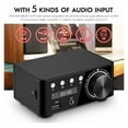 thumbnail image 2 of Mini Digital HiFi Bluetooth 5.0 Power Class D Amplifier Audio Amp 50W*2 Home Theater Car Marine USB TF-Card ,Bluetooth 5.0, 2 of 6