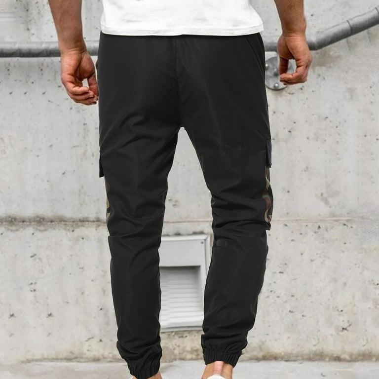 Mens Joggers Pants - Casual Gym Workout Track Pants Comfortable Slim Fit  Tapered Sweatpants with Pockets 