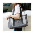 thumbnail image 5 of Chat Bolsa de Transporte, Bolsa de Transporte para Perros Transpirable y Plegable con Cojín Cómodo y Grueso para Viajes en Tren, Coche, Restaurante, Avión, Tela Oxford Gris Talla S (39 x 17 x 27 cm) esquí esquí Gafas de esquí, 5 of 5