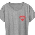 thumbnail image 3 of Marvel - Heart Valentine - Women's Short Sleeve Graphic T-Shirt, 3 of 5