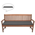 thumbnail image 4 of Cojín para banco al aire libre, tela de poliéster impermeable, cojín para Gris claro SM SunniMix cojín del asiento del banco, 4 of 7