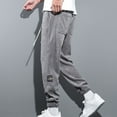 thumbnail image 4 of Vedolay Pants for Men Straight Type Fitness Pants Casual Pants Grey,XL, 4 of 5