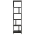 thumbnail image 2 of Henn&Hart 18" Blackened Bronze Metal Bookcase, 2 of 8