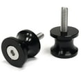 thumbnail image 1 of Krator Black Swingarm Spools Sliders Motorcycle Bobbins Compatible with Yamaha R1 YZF-R1 2005-2011, 1 of 1