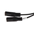thumbnail image 3 of Dual 1/8 Inch Female to 1/4 Inch Male Y Splitter Cable 6.35mm Mono Male to Dual 3.5mm Female TRRS Sound Cable 9.8in, 3 of 8