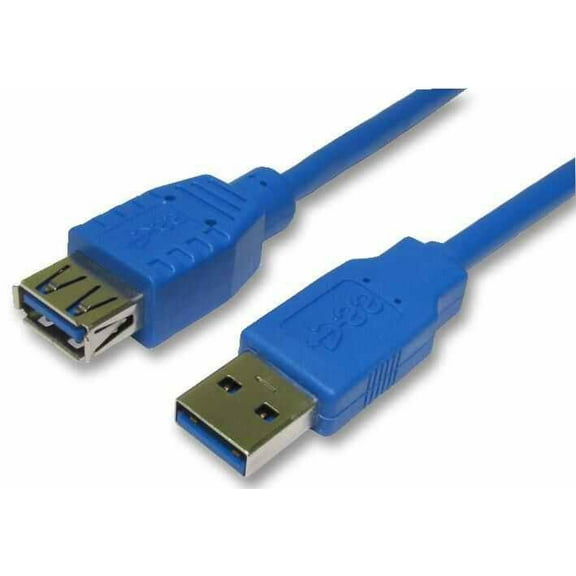 PRO SIGNAL - USB 3.0 A Male to A Female Lead, 3m Blue