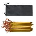 thumbnail image 1 of Colaxi Piquets de Tente Ancrages Légers pour Camping Randonnée Abri 24 Pcs Or, 1 of 8