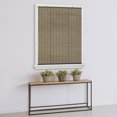 thumbnail image 2 of PowerSellerUSA Light Filtering Cordless Rollup Window Blinds, 72L x 60W Inches Oval Veranda Vinyl Roller Privacy Blind, Indoors-Outdoors Mount Simply Pull-Up from the Bottom Handrail, Brown, 2 of 7