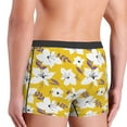 thumbnail image 4 of Kdxio Men's Boxer Briefs with Lilies Flowers Print - Comfortable and Breathable Underwear for Everyday Wear, 4 of 7