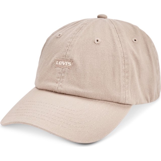 Levi's Gorra de béisbol bordada para hombre, beige, talla única