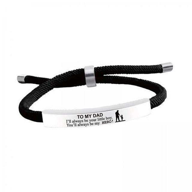 Pulsera papá,Pulsera papá El mejor regalo para papá Hombres,Pulsera de regalo de cumpleaños para padre de hijo,Pulsera ,regalos del día de la