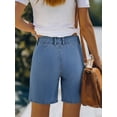 thumbnail image 4 of EMMIOL Women's High Waisted Denim Jean Shorts - Trendy Casual Jorts, 4 of 6