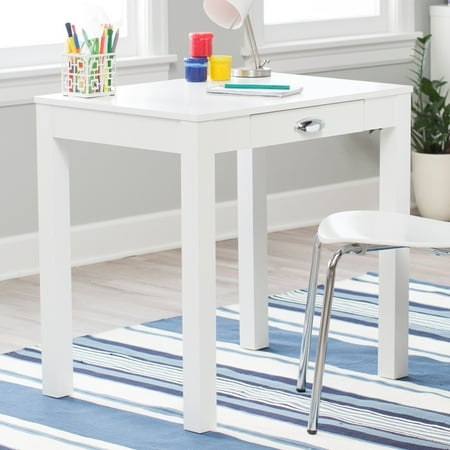 Classic Kids Desk - Classic Playtime Mini Writing Desk with Optional Bookcase - White