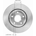 thumbnail image 2 of Bendix PRT5904 Premium Brake Rotor, 2 of 3