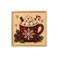 thumbnail image 2 of DIY Christmas Pearl Diamond Painting Art Kit for Adults, Beginner-Friendly, 3D Raised Pearl Beads Craft with Shimmering Effect, Handmade Art Craft for Home Wall Decor, Relaxing Stress Relief A, 2 of 4