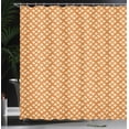 thumbnail image 3 of Ambesonne Asian Shower Curtain, Japanese Leaf-Like Shapes, 69"Wx70"L, Pale Vermilion and Apricot, 3 of 4