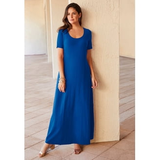chinese dress ladies Buy Jessica London Women's Plus Size Denim Maxi Dress