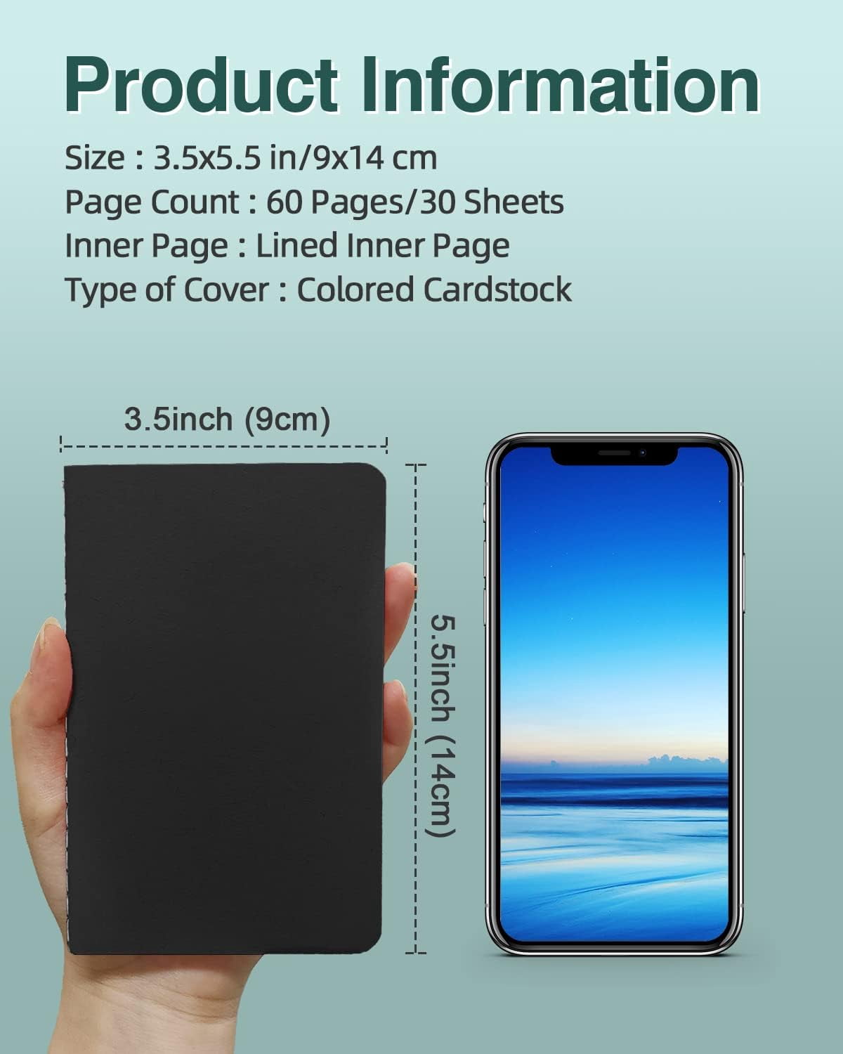 Small Lined Notebooks Bulk 36 Pack Mini Pocket Notepads Journal Set-12 Bright Colors, 3.5 x 5.5 Inches, 30 Sheets/60 Pages, Can Be Used as Conference and Party Giveaways