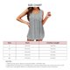 thumbnail image 3 of Blusa sin mangas con cuello en V para mujer, blusa sin mangas con adornos de encaje, moda de verano, informal, holgada, de Color puro, para viajes diarios en casa, 3 of 6